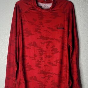 Reebok Red Camo Long Sleeve Shirt